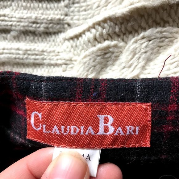 90s Vintage Plaid Mini Skirt - Picture 2 of 2